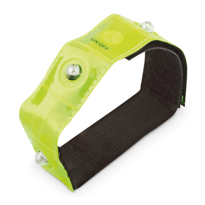 VISIBLE. Reflective armband with 4 red LEDs